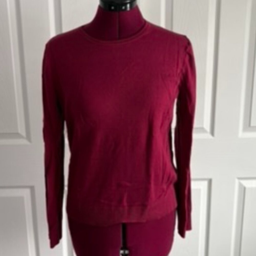 Banana Republic Forever Sweater -  Deep Pink/Wine - Medium